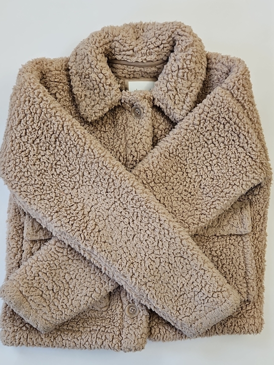 abercrombie kids Other - abercrombie kids Tan Sherpa Teddy Jacket